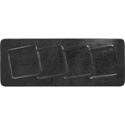 RAK Porcelain Talíř obdélný 4 zóny 37 x 14 cm RAK-KRCRRT4Z