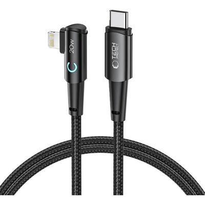Кабел за зареждане Lightning / USB-C 20W 3A 100 см от Tech Protect Ulstraboost " L" - Сив (9490713935330)