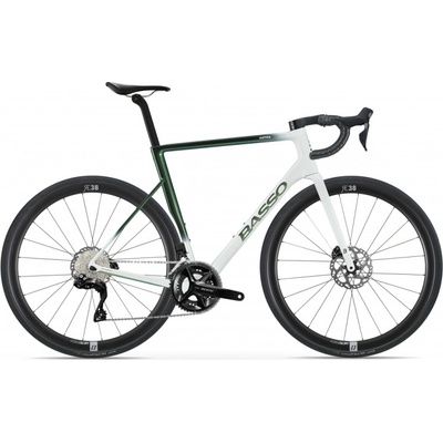 Basso Astra Disc Pop Green Shimano 105 Di2 Microtech RE38 2025