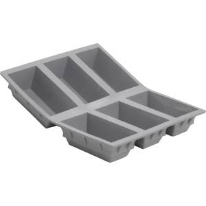 de Buyer Форма за печене ELASTOMOULE, за 6 бр. , малки питки, силикон, de Buyer (DB183121)