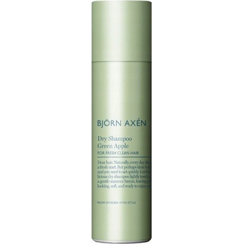 Björn Axén Dry Shampoo suchý šampon na vlasy Green Apple 150 ml