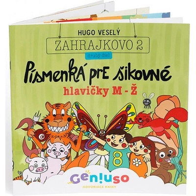 geniuso Geniuso kniha Písmenká pre šikovné hlavičky (2. diel)