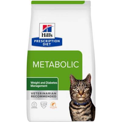 Hills Prescription Diet Metabolic Weight & Diabetes Management s lososom 2 x 3, kg