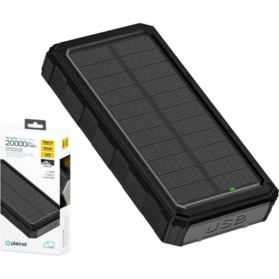 Platinet PMPB20SP 20000mAh s černá