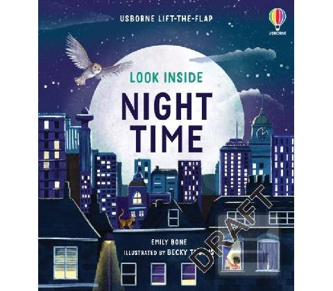 Look Inside Night Time - Emily Bone, Brian Lambert - ilustrátor