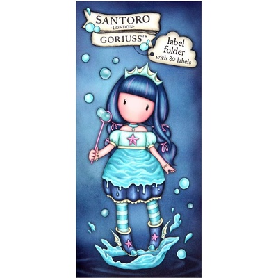 Santoro gorjuss Етикети Santoro Gorjuss - Walking On Water, 80 броя (703GJ08)
