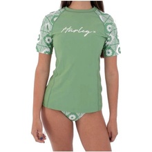 Hurley MIKONOS RASHVEST SS WMS zelená