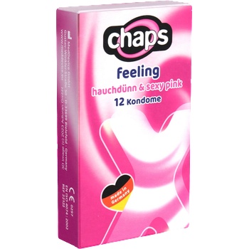 Chaps Single: Feeling (Hauchzart, Rosé), 12 condoms