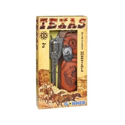PULIO Revolver cowboy metal with holster Gonher