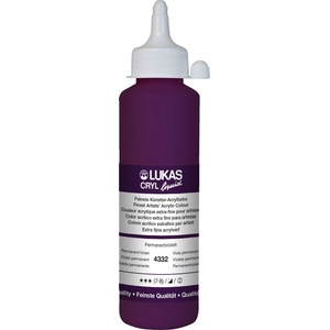 LUKAS Cryl Liquid АКРИЛНА боя Permanent Violet 250 ml 1 бр (43320250)