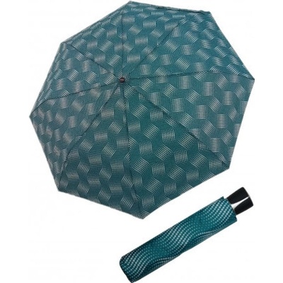 Doppler Fiber Mini Wave dámský skládací deštník petrolejový