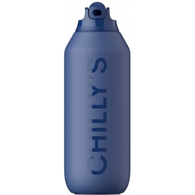 Chilly's Bottles veľrybí modrá edícia Series 2 Flip 500 ml