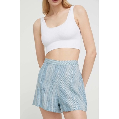 Calvin Klein Underwear Късо долнище на пижама Calvin Klein Underwear дамско в синьо (000QS6851E.PPYX)