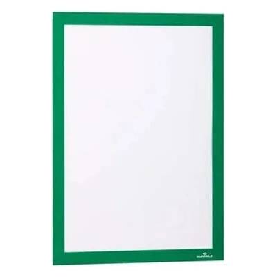 DURABLE Informačný panel, A4, samolepiaca zadná strana, DURABLE "DURAFRAME", zelená