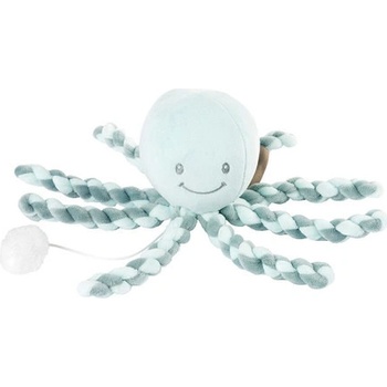 Nattou prvá hračka bábätka chobotnička Piu Piu Lapidou mint