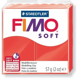 FIMO Глина, 57 g, горима, FIMO "Soft", индийско червено 8020-24 (8020-24)