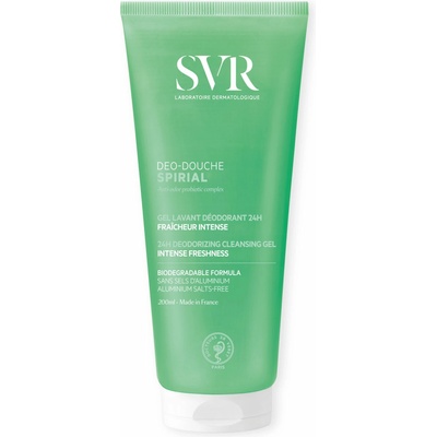 SVR Spirial osviežujúci umývací gél s dezodoračnými vlastnosťami, 200 ml