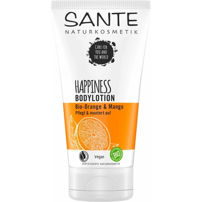 Santé naturally. Telové mlieko s bio pomarančom a mangom HAPPINESS 150 ml