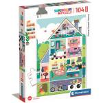 Clementoni - Puzzle Home Sweet Home 104 maxi - 100 piese