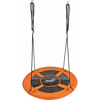 Aga Závesný hojdací kruh 90 cm Oranžový