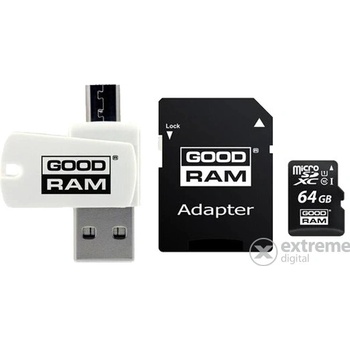 GOODRAM microSDXC 64GB All-in-one UHS-I U1 M1A4-0640R12