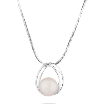 Image 1 of Swan Сребърно колие със сладководна бяла перла IP0121W Swan