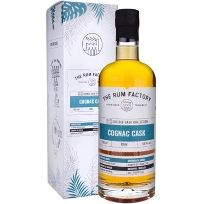 The Rum Factory Double Cask Collection Cognac 45% 0,7 l (čistá fľaša)