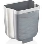 Qlux IDEAS Iris l-00869-2 Кош за боклук със сгъваема врата, 6 литра, сив (l-00869-2)