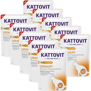 KATTOVIT Пате Уринарен пакетче пиле 10 x 85 г