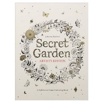 Secret Garden Artists Edition: A Pull-Out and Frame Colouring Book Basford Johanna