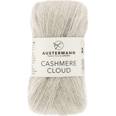 Austermann CASHMERE CLOUD - 46% vlna, 34% bavlna, 20% kašmír - Ručně pletací příze Barva: 002 - Beige