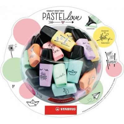 Stabilo Boss mini pastel displej 50 ks 07/50-09