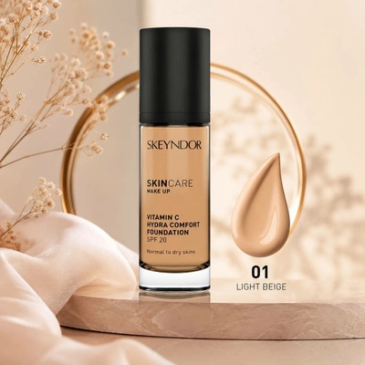 Skeyndor SkinCare Vitamin C Hydra Comfort Foundation Make-up Hydratační make-up s vitamínem C 1 30 ml