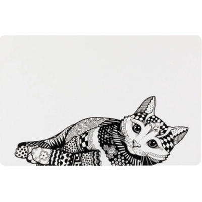 TRIXIE Place Mat - Неплъзгаща подложка за купички за котки 44/28 см
