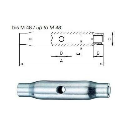 Killich matice M12 A4 NEREZ pro napínače DIN 1478 [1 ks]