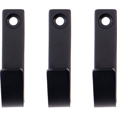 Meraki Куки за стена Thapsus черни 3 бр (308580109)