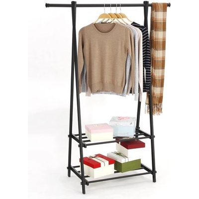 ModernHome YLT-0311F s policemi černý – Zboží Dáma