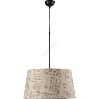 Onli - Пендел MAIDA 1xE27/15W/230V Ø 50 cm кафяв (OL0510)