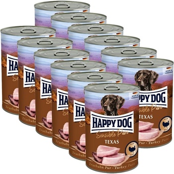 Happy Dog Sensible Pure Texas 12 x 400 г / пуйка