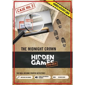 Hidden Games Настолна игра Hidden Games Crime Scene: The Midnight Crown - Тематична (HIDENG02)