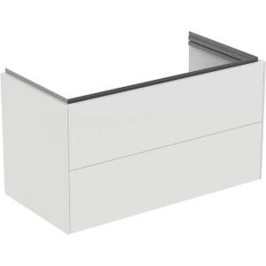 Ideal Standard Atelier Conca стенен шкаф за монтаж на стена, 2 чекмеджета, матово бяло, 100 см (T4575Y1)