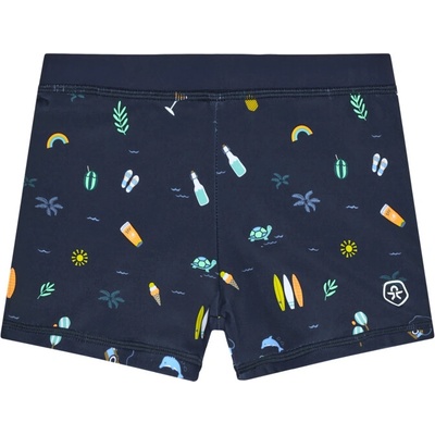 Color Kids Swim Trunks AOP-7721-Dress Blues Modrá