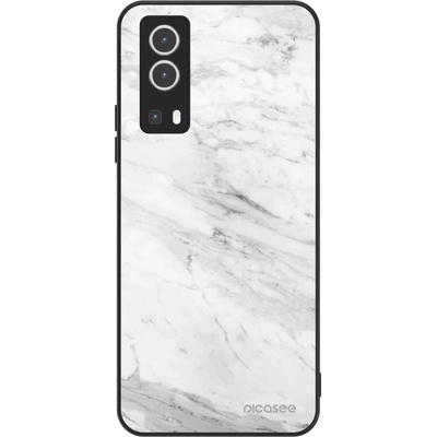 Pouzdro Picasee ULTIMATE CASE Vivo Y72 5G - White marble