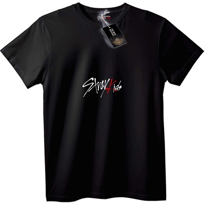 NOONEBRAND Тениска Stray Kids Лого - L, White