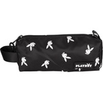 Playboy Несесер, Playboy, Bunny Pattern, 21 x 8 x 8 см, Черен