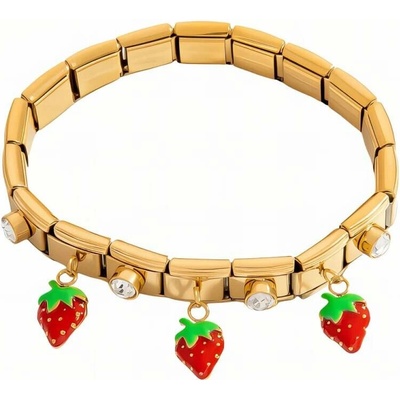 Glanzio náramok Strawberry Charm 91113