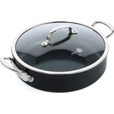 GreenPan Kastrol s nepřilnavým keramickým povrchem s poklicí Barcelona Pro 30 cm černá CC005329-001