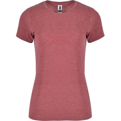 Roly Fox Dámske tričko CA6661 Heather Garnet Red