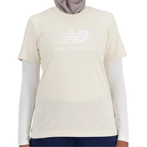 New Balance Дамска тениска New Balance Women's Sport Essentials Jersey Logo T-Shirt - Linen (916-6687-0612)