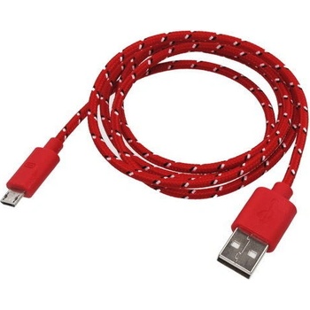 Mobilnet KAB-0008-USB-MICRO micro USB, červený